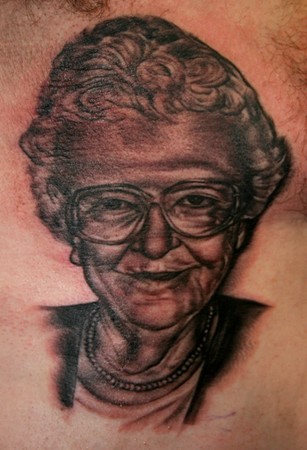 Tattoos - Tim Harris - Tim's Grandma